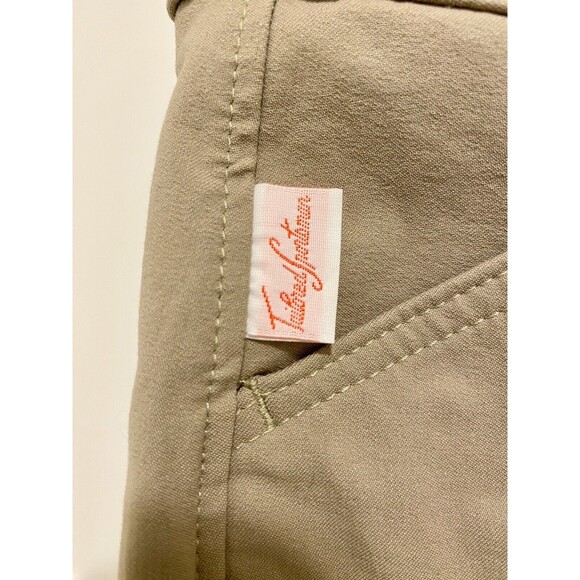 The Tailored Sportsman Front Zip Breeches Trophy Hunter Boot Sock #1927 Tan 24R - Picture 6 of 12